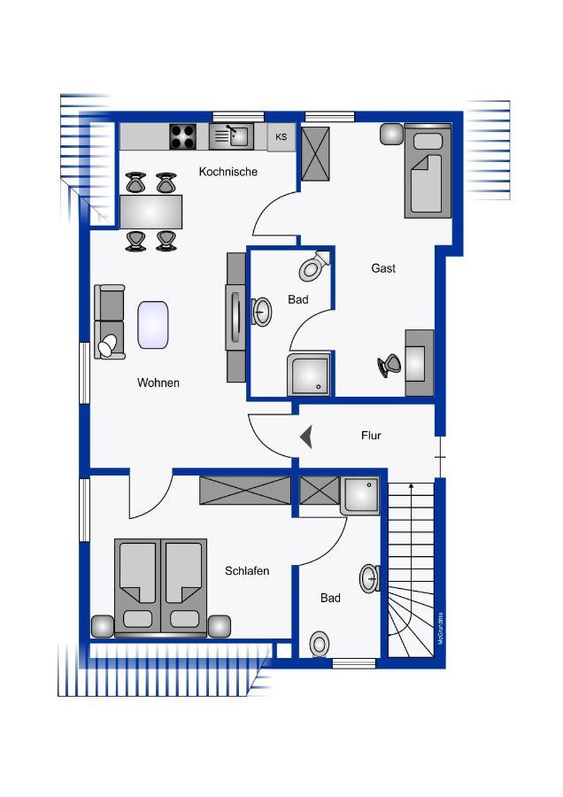 Ferienwohnung Klintum Oldsum Zewnętrze zdjęcie